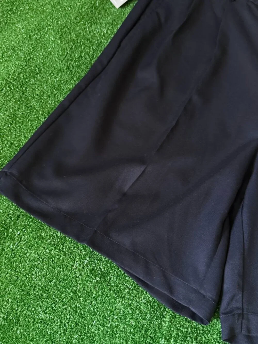 Haggar Cool 18 Performance Golf Shorts Men's Size 40 Navy Classic Pleated NWT